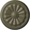 Ekena Millwork Olivia Ceiling Medallion (Fits Canopies up to 2 1/8"), Hnd-Painted Spartan Stone, 7 7/8"OD x 1 1/8"P CM07OLSSF - alternate 1